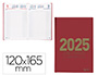 DIETARIO LIDERPAPEL 2025 OCTAVO 12X16,5 CM COLOR ROJO PAPEL 70 GR
