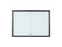 VITRINA DE ANUNCIOS BI-OFFICE 18 A4 MAGNETICA PARA INTERIOR SLIM ANTRACITA 1351X39X946 MM