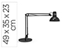 LAMPARA DE ESCRITORIO MAUL STUDY CON BASE COLOR NEGRO 490X350X230 MM