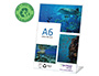 EXPOSITOR SOBREMESA ARCHIVO 2000(PACK/10)PET FLEXIBLE 100%RECICLABLE DIN A6 VERTICAL FORMA L TRANSPARENTE