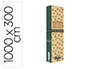 PAPEL DE REGALO BASIKA KRAFT LISO ROLLO ANCHO 100 CM LONGITUD 3 MT GRAMAJE 50 GR
