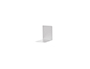 APOYALIBROS METALICO MAUL ALUMINIO 100X100X130 MM