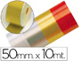 CINTA FANTASIA 10 MT X 50 MM ORO