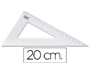 CARTABON LIDERPAPEL 20 CM PLASTICO CRISTAL
