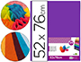 PAPEL SEDA LIDERPAPEL VIOLETA 52X76 CM 18 GR -PAQUETE DE 25 HOJAS