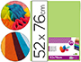 PAPEL SEDA LIDERPAPEL VERDE MEDIO 52X76 CM 18 GR -PAQUETE DE 25 HOJAS