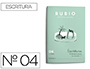 CUADERNO RUBIO CALIGRAFIA N 04