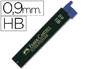 MINAS FABER GRAFITO 9069 0,9 MM HB ESTUCHE DE 12 MINAS