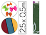 PAPEL CRESPON LIDERPAPEL 50 CM X 2.5M 34G/M2 VERDE OLIVA