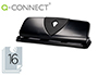 TALADRADOR Q-CONNECT KF01238 NEGRO 4 TALADROS ABERTURA 1,6 MM CAPACIDAD 16 HOJAS
