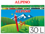LAPICES DE COLORES ALPINO 659 CAJA DE 30 COLORES LARGOS