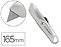 CUTER Q-CONNECT METALICO ANCHO RETRACTIL CON MECANISMO DE BLOQUEO CUCHILLA 18 MM XD-53 BLISTER 1 UNIDAD