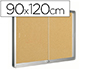 VITRINA DE ANUNCIOS Q-CONNECT MARCO DE ALUMINIO 900 X 1200 MM