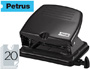 TALADRADOR PETRUS 65 COLOR NEGRO CAPACIDAD 20 HOJAS