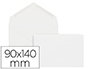 SOBRE LIDERPAPEL BLANCO REGISTRO EXTRA 90X140 MM CAJA DE 100 UNIDADES