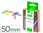 CLIPS COLORES Q-CONNECT 50 MM CAJA DE 30 UNIDADES COLORES SURTIDOS