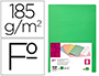 SUBCARPETA LIDERPAPEL FOLIO VERDE INTENSO 180G/M2