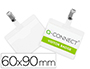 IDENTIFICADOR CON PINZA Q-CONNECT KF01560 60X90 MM CON APERTURA SUPERIOR