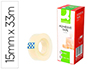 CINTA ADHESIVA Q-CONNECT TRANSPARENTE 33 MT X 15 MM
