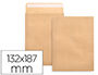 SOBRE LIDERPAPEL BOLSA N.4 KRAFT SALARIOS 132X187 MM TIRA DE SILICONA CAJA DE 500 UNIDADES