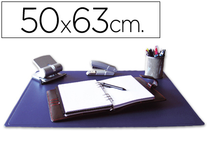 VADE SOBREMESA Q-CONNECT AZUL 50X63 CM PP