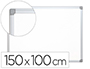 PIZARRA BLANCA Q-CONNECT LACADA MAGNETICA MARCO DE ALUMINIO 150X100 CM