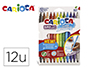ROTULADOR CARIOCA BIRELLO DOBLE PUNTA CAJA DE 12 UNIDADES COLORES SURTIDOS