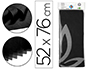 PAPEL SEDA LIDERPAPEL 52X76CM 18G/M2 BOLSA DE 5 HOJAS NEGRO