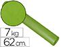 PAPEL DE REGALO KRAFT LISO BOBINA ANCHO 62 CM PESO 7 KG GRAMAJE 60 GR COLOR PISTACHO