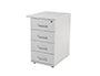CAJONERA ROCADA CON 4 CAJONES SERIE STORE 72X47X60 ACABADO AN02 GRIS/GRIS