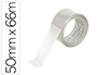 CINTA ADHESIVA Q-CONNECT POLIPROPILENO TRANSPARENTE 66 MT X 50 MM PARA EMBALAJE BAJO RUIDO