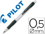 PORTAMINAS PILOT SUPER GRIP NEGRO 0,5 MM SUJECION DE CAUCHO