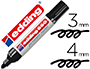 ROTULADOR EDDING PUNTA FIBRA PERMANENTE 550 NEGRO N.1 PUNTA REDONDA RECARGABLE