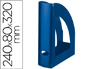 REVISTERO PLASTICO Q-CONNECT AZUL OPACO