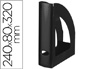 REVISTERO PLASTICO Q-CONNECT NEGRO OPACO 100% RECICLADO