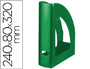 REVISTERO PLASTICO Q-CONNECT VERDE OPACO