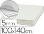 CARTON PLUMA LIDERPAPEL BLANCO ADHESIVO 1 CARA 100X140 CM ESPESOR 5 MM