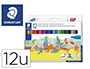 ROTULADOR STAEDTLER COLOR JUMBO TRAZO 3 MM ESTUCHE DE 12 UNIDADES COLORES SURTIDOS
