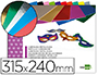 BLOC TRABAJOS MANUALES LIDERPAPEL CARTULINA METALIZADA 240X315MM 10 HOJAS COLORES SURTIDOS