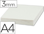 CARTON PLUMA LIDERPAPEL BLANCO DOBLE CARA DIN A4 ESPESOR 3MM