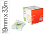 CINTA ADHESIVA Q-CONNECT TRANSPARENTE 33 MT X 19 MM ENCELOFANADA