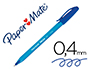 BOLIGRAFO PAPER MATE INKJOY 100 PUNTA MEDIA TRAZO 1MM AZUL