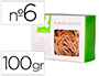 GOMILLAS ELASTICAS Q-CONNECT 100 GR NUMERO 6 60 X 2 MM