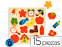 PUZLE DISET SILUETAS 15 PIEZAS