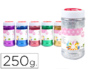 PURPURINA LIDERPAPEL FANTASIA COLORES METALICOS SURTIDOS BOTE DE 250 GR