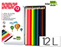 LAPICES DE COLORES LIDERPAPEL CAJA METALICA DE 12 COLORES