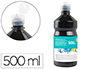 TEMPERA LIQUIDA LIDERPAPEL ESCOLAR 500 ML NEGRO