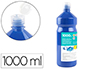 TEMPERA LIQUIDA LIDERPAPEL ESCOLAR 1000 ML AZUL MARINO