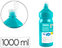 TEMPERA LIQUIDA LIDERPAPEL ESCOLAR 1000 ML TURQUESA