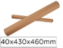 TUBO DE CARTON APLI PORTADOCUMENTOS TAPA PLASTICO 40X430X460 MM